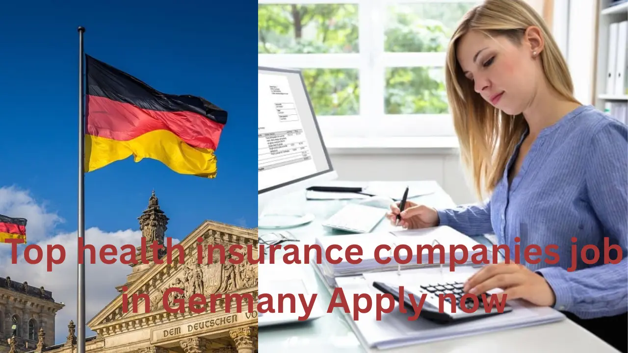 Top health insurance companies job in Germany Apply now