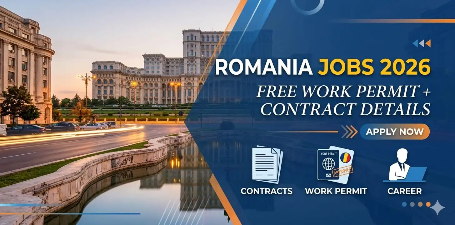 Romania Jobs 2026 (Free Work Permit + Contract Details)